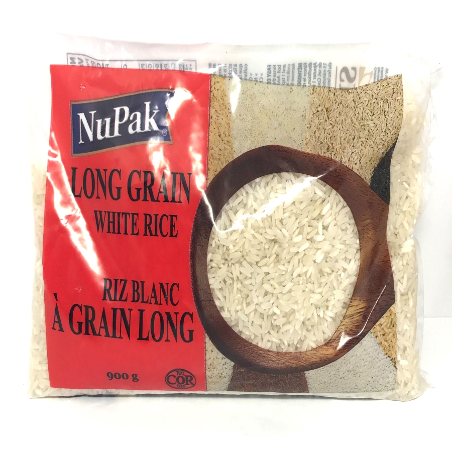 NuPak - Riz blanc à grains longs, 20 kg