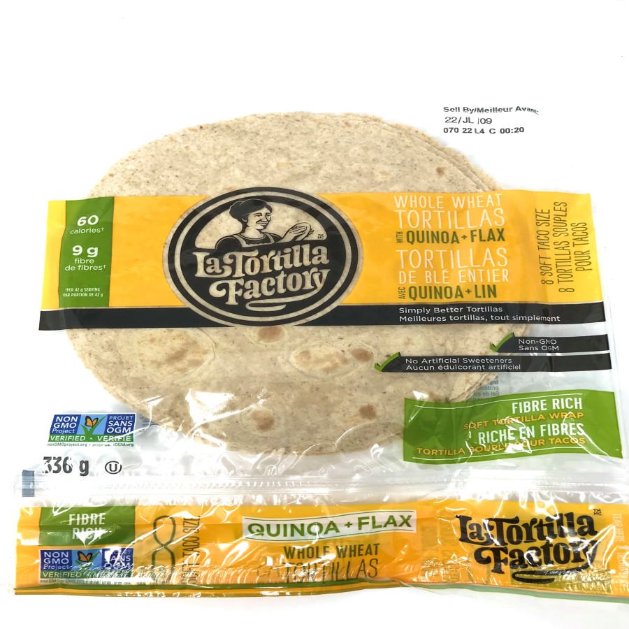 LTF TORTILLAS QUINA & LIN 336gr Marché Eden